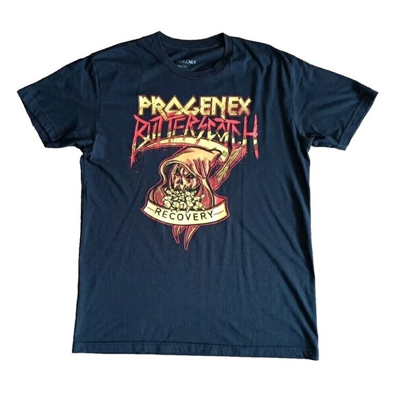 Progenex T-Shirt Men's Size Medium Black Jack-o'-lantern Graphic - Picture 1 of 8